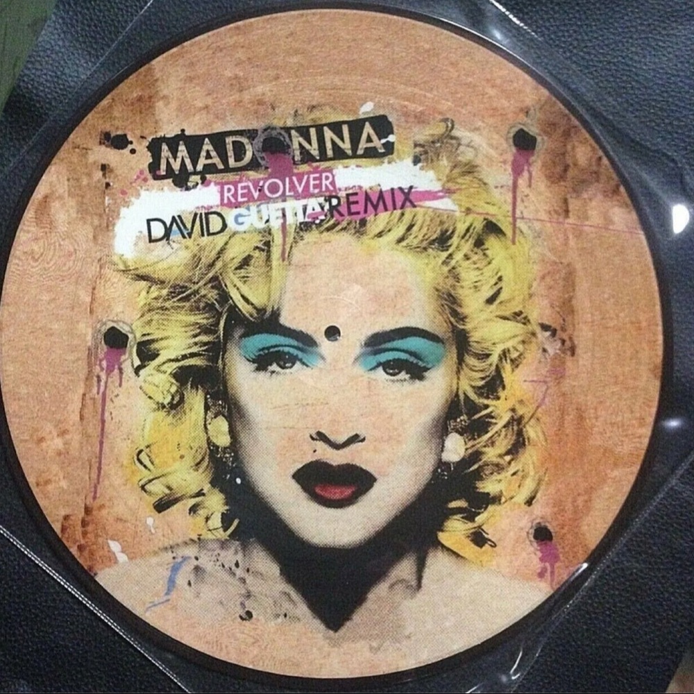 Madonna Revolver David Guetta Remix MINT PICTURE DUSC BRAINWASH